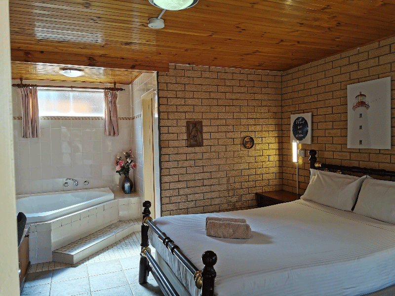 Deluxe spa suite with luxurious decor